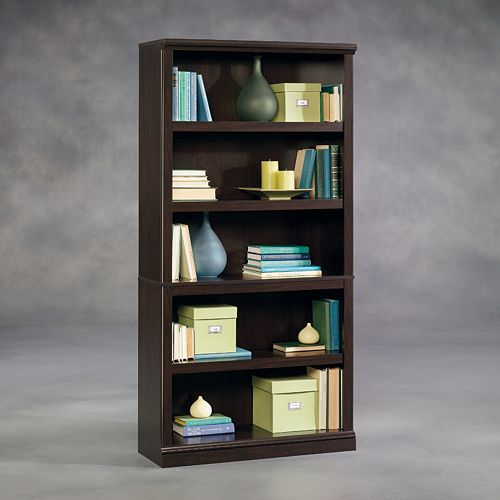 sauder 5 shelf trestle bookcase assembly instructions