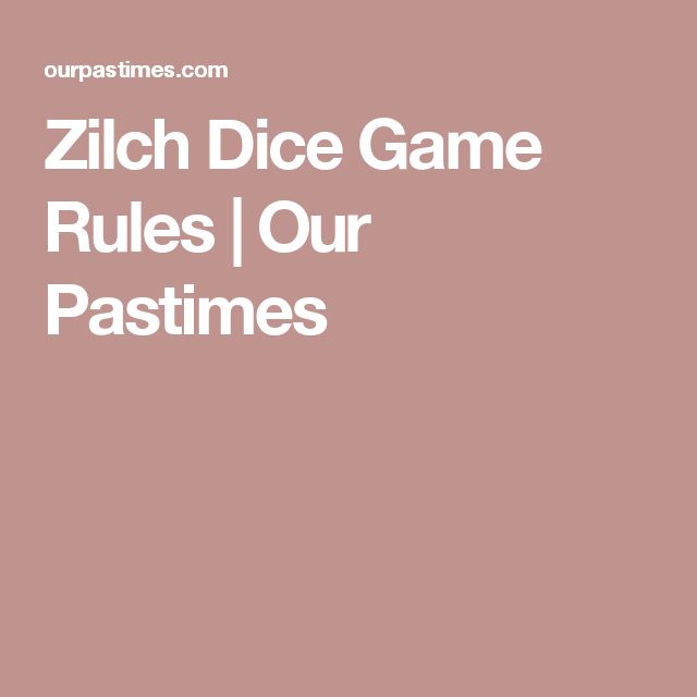 5 dice game instructions