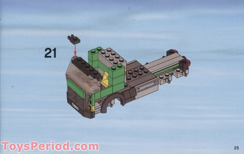 lego cargo truck 7733 instructions
