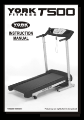 york t500 treadmill instructions