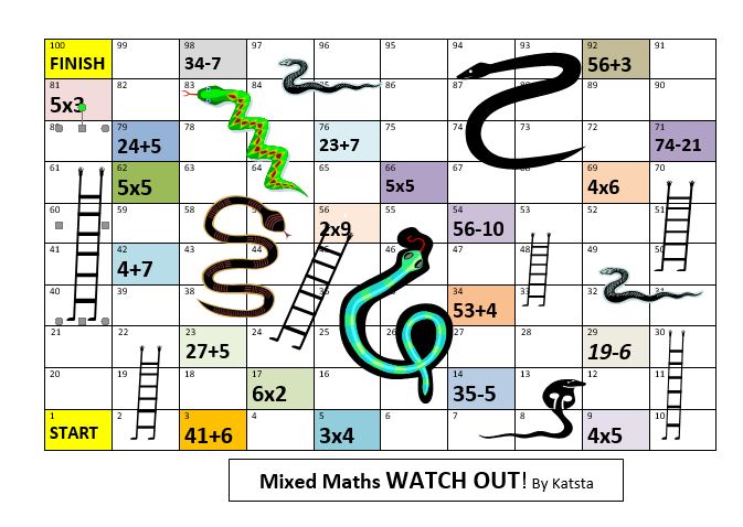 disney snakes and ladders instructions