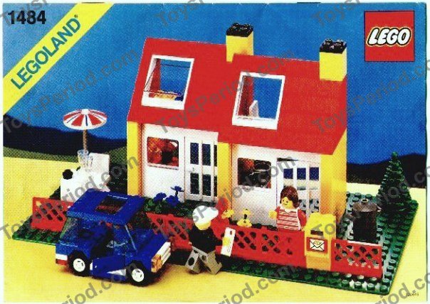 lego house instructions 1980s