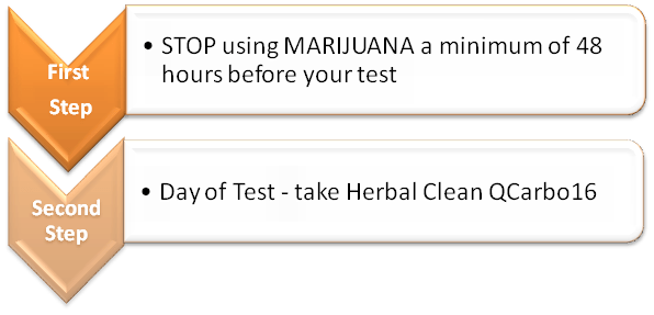 herbal clean qcarbo16 drug test instructions