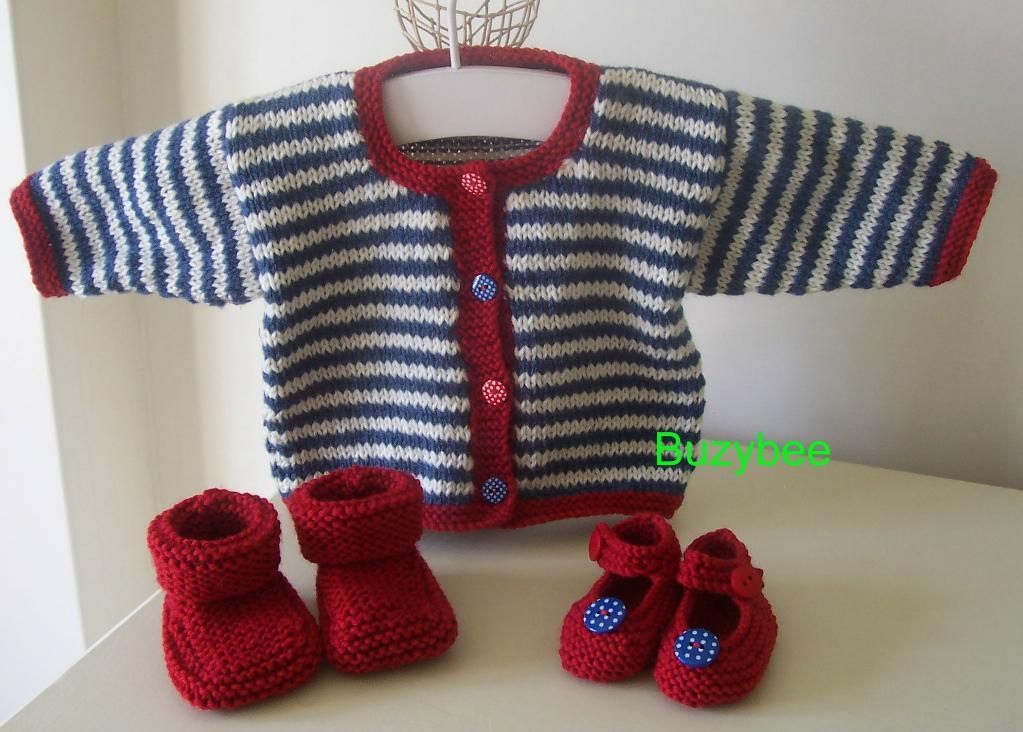 kids knitted cardigan instructions